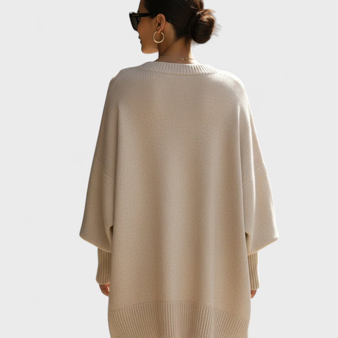 Mandy – Poncho Oversize Élégance Simple