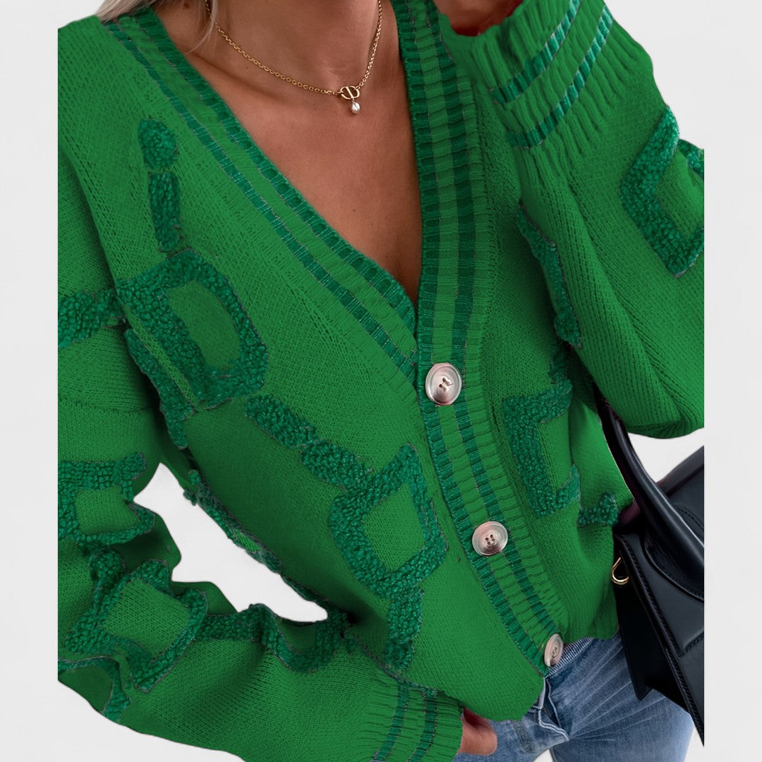 Bombay - Cardigan à blocs de couleur