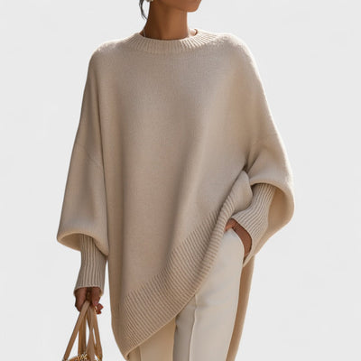 Mandy – Poncho Oversize Élégance Simple