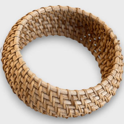 Noelia – Bracelet en Rattan Tressé
