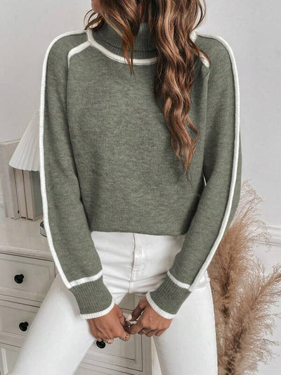 Avalon - Pull en Coton Vert Olive