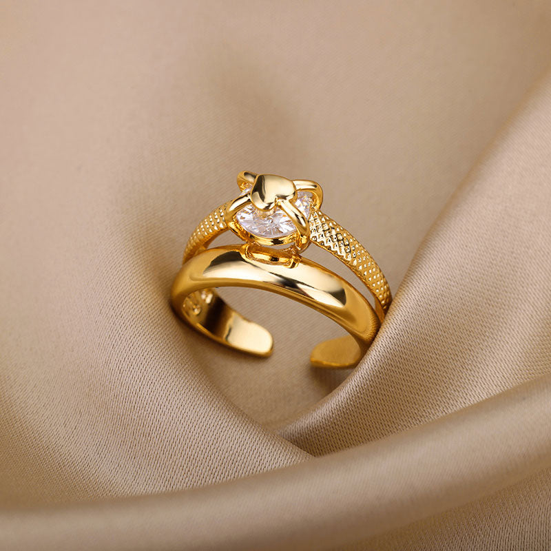 Melaniquee | Bague en Or 18K
