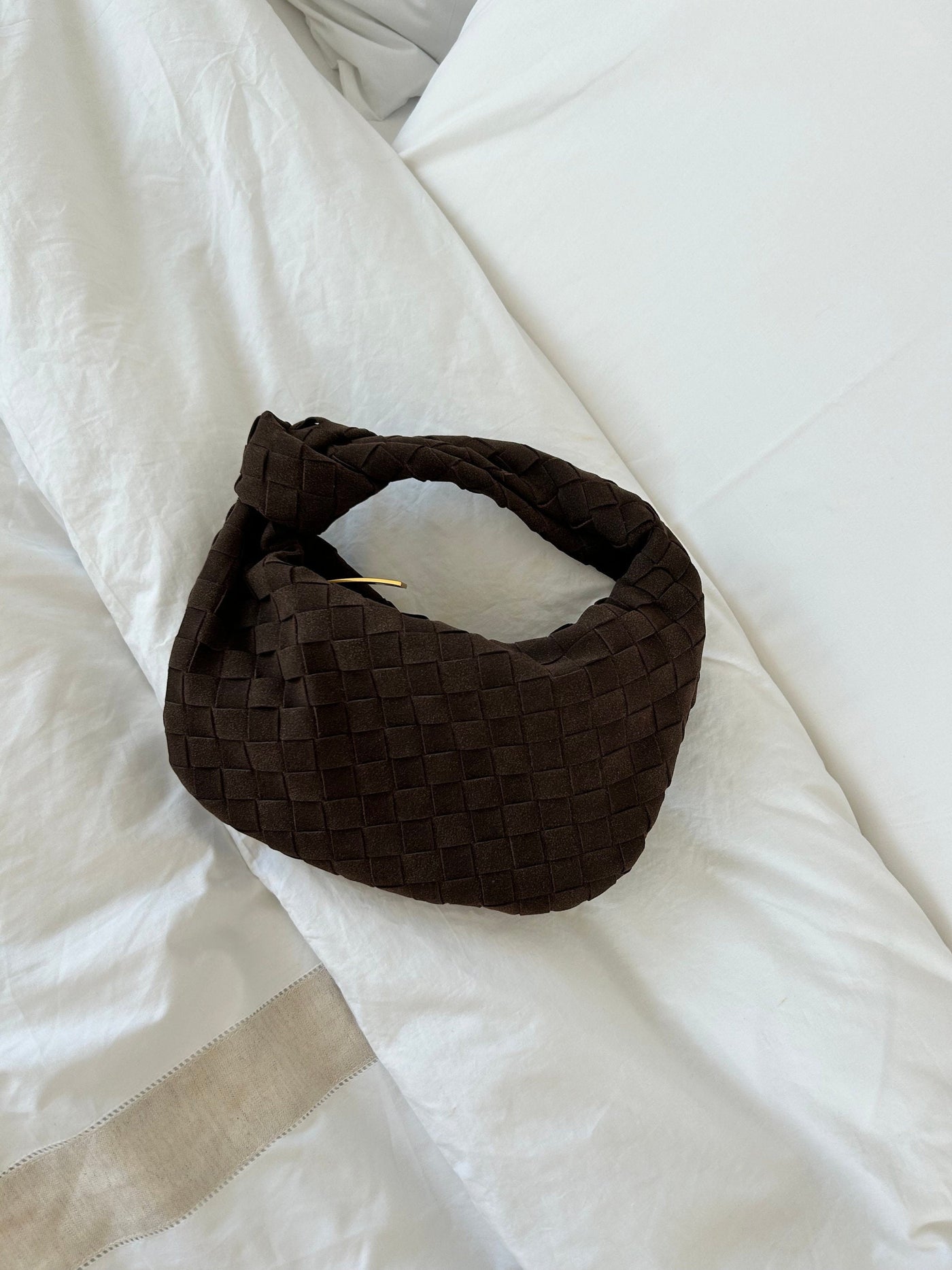 Renee | Sac Mini en Suède Intrecciato Doux