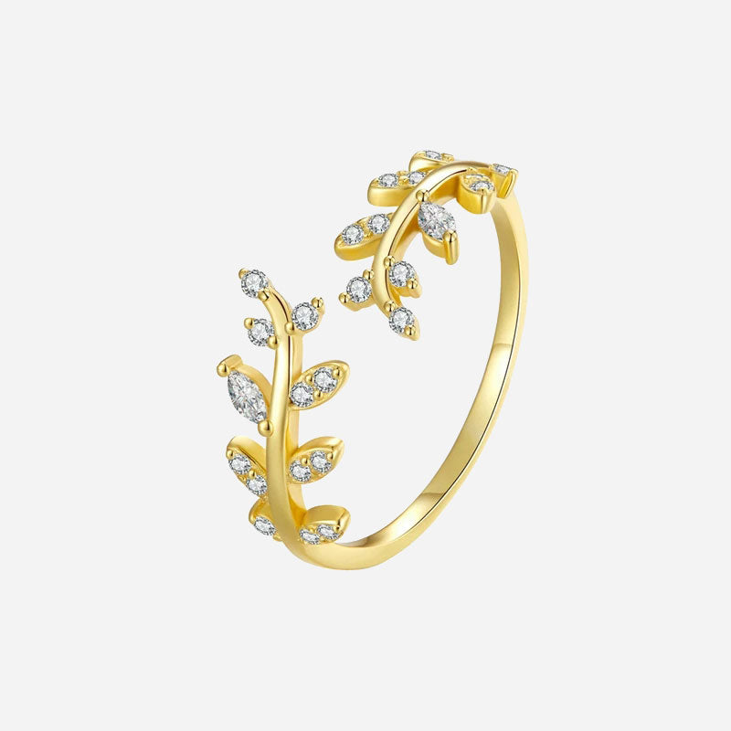 Kaelirisse | Bague en Zirconium Or 18K