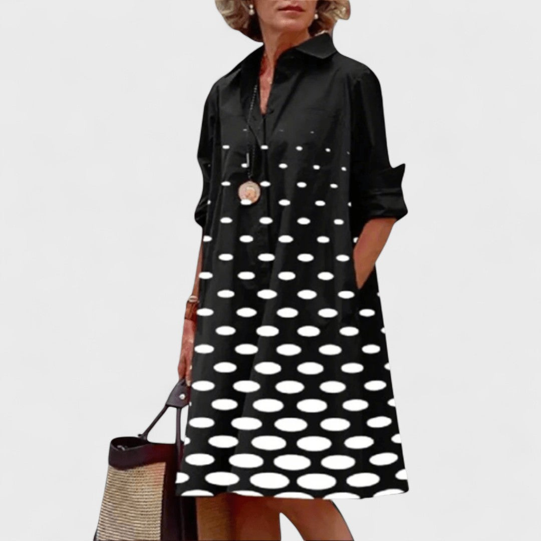 Yvonne - Robe midi de luxe au design élégant