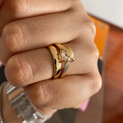 Melaniquee | Bague en Or 18K