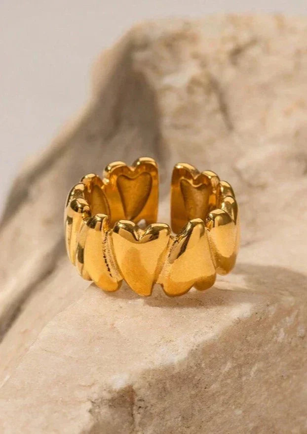 Hazel | Bague Cœur Enveloppante