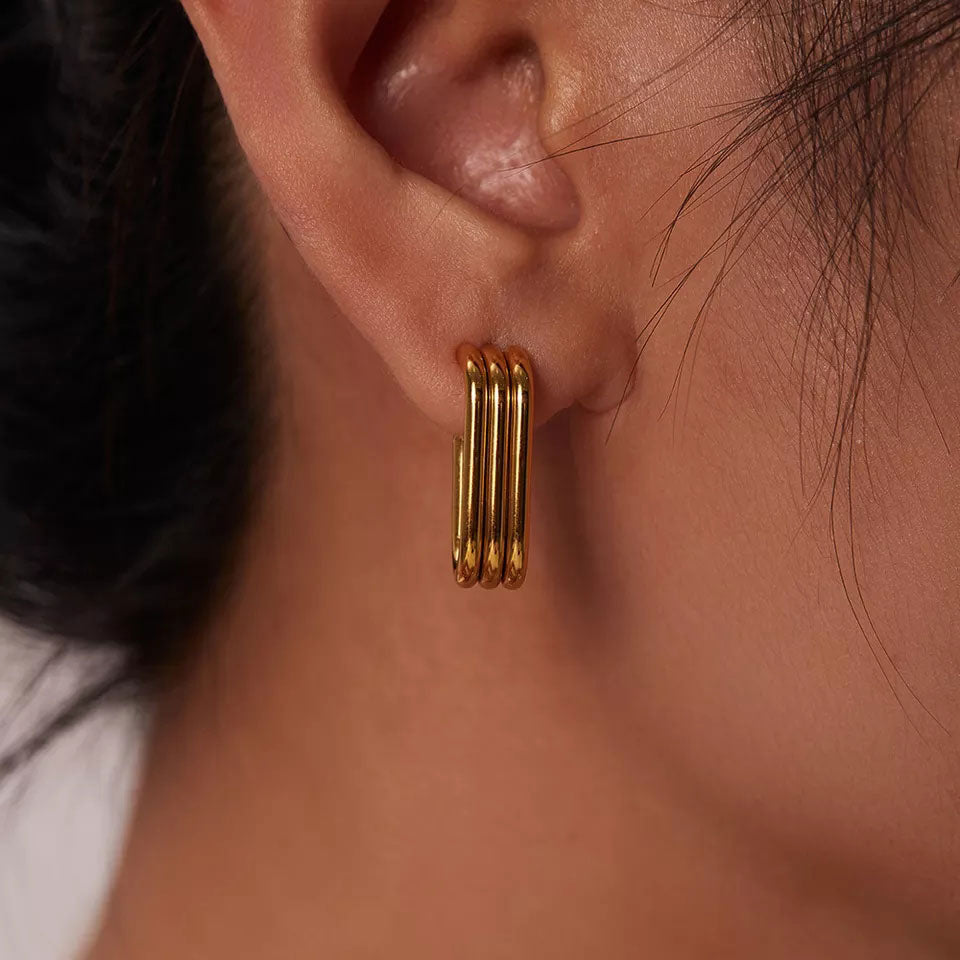 Charimelle | Boucles d'Oreilles en Or 18K