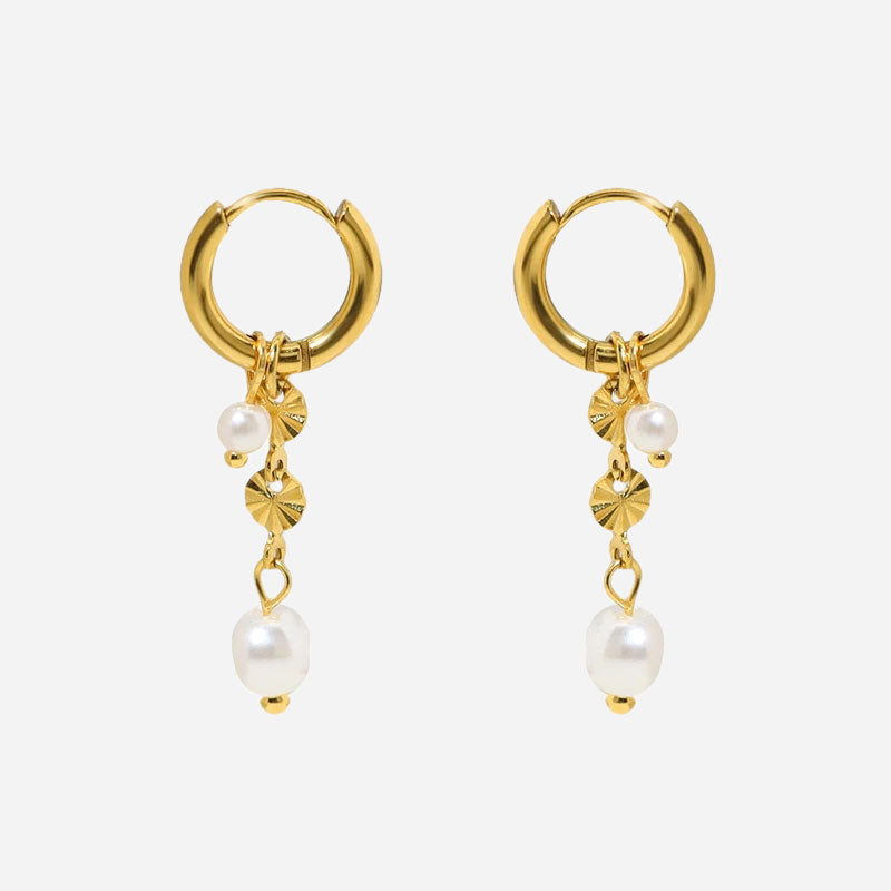 Lyannette | Boucles d'Oreilles Sunburst en Or 18K