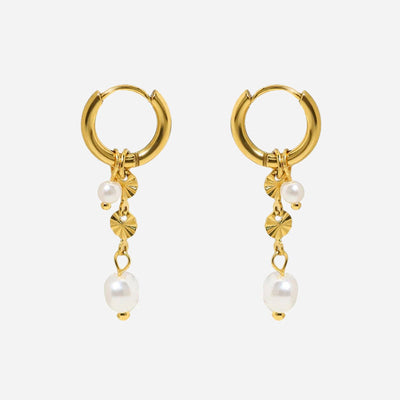 Lyannette | Boucles d'Oreilles Sunburst en Or 18K