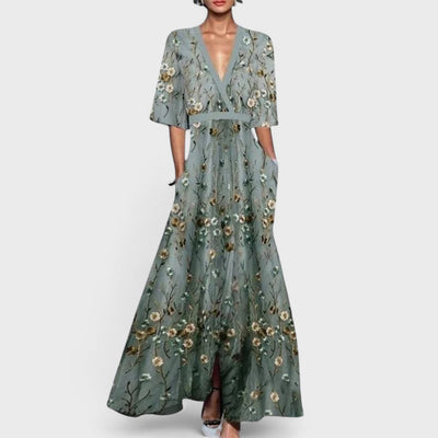 Océane - Maxi robe florale élégante