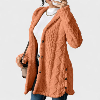 Katerina - Cardigan Manteau à Capuche Chaud