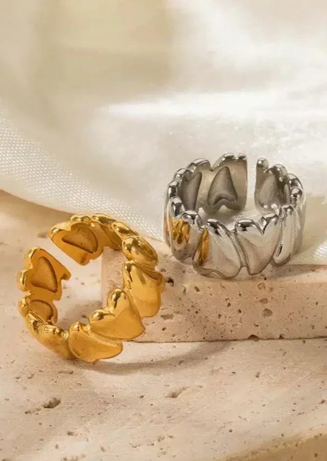 Hazel | Bague Cœur Enveloppante