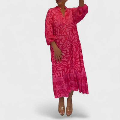 Ava – Robe avec imprimé artistique