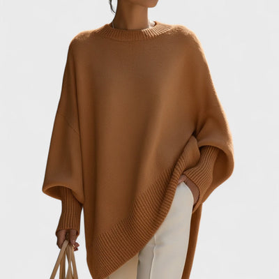 Mandy – Poncho Oversize Élégance Simple