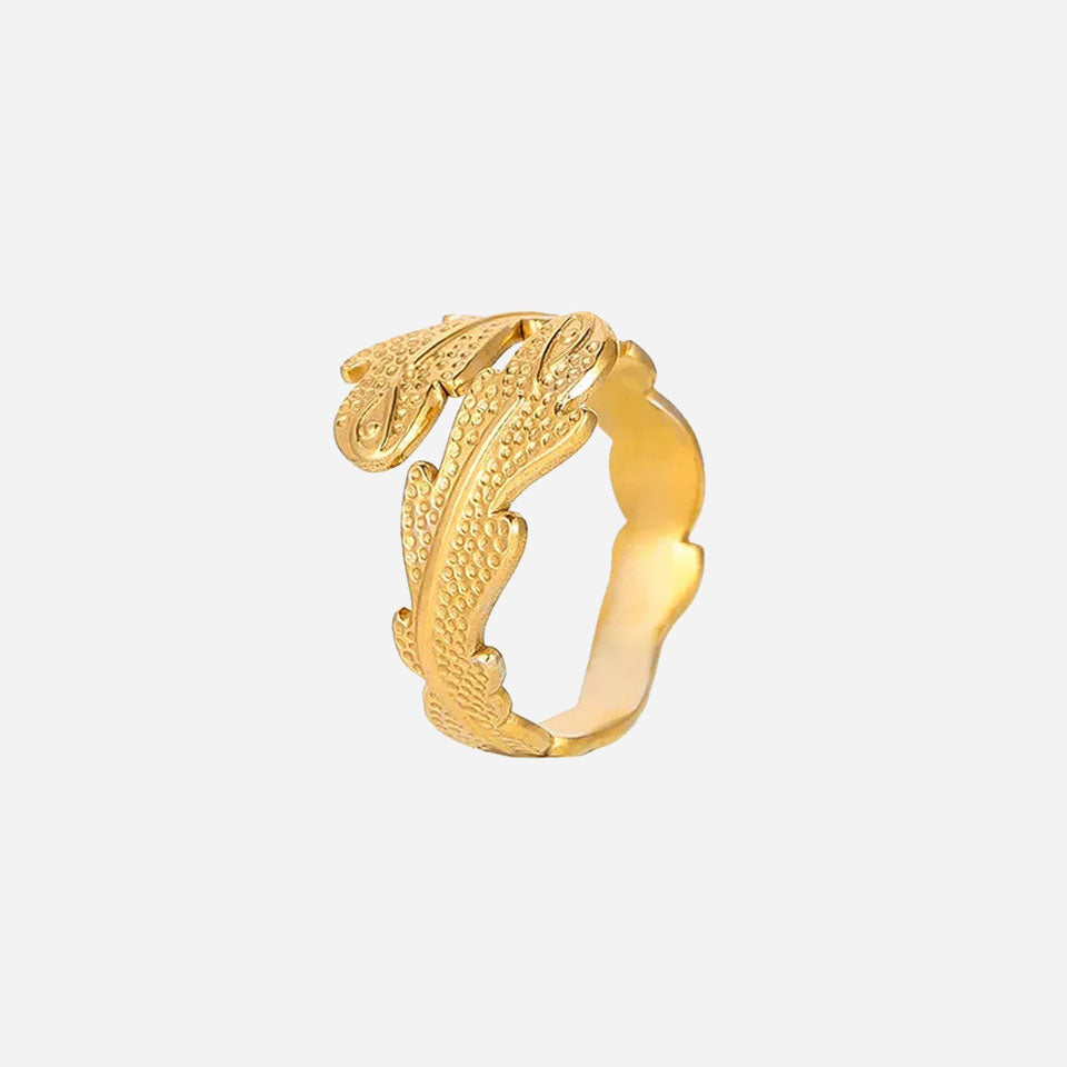 Janirelle | Bague en Corail Or 18K