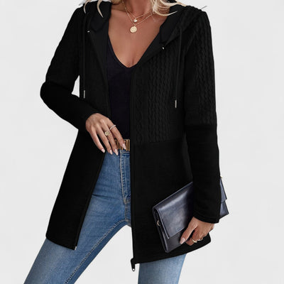 Valentino - Cardigan Gris Élégant avec Capuche pour Femmes