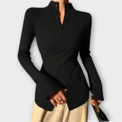 Mireko – Pull en maille fine avec boutons