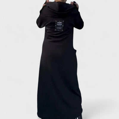 Mana - Sweat à capuche et zip long en tissu léger et respirant