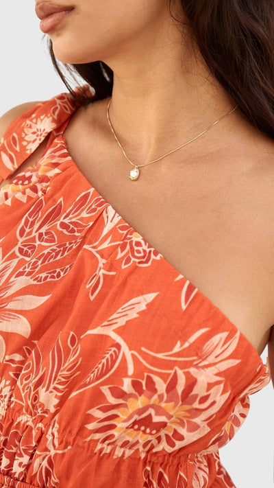 Bailey | Collier avec Pendentif en Perle Dorée