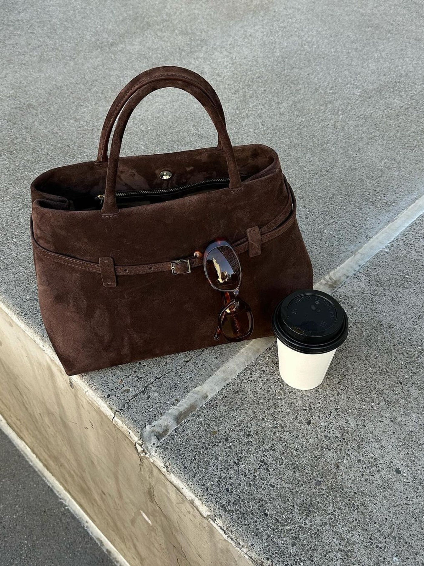 Rebecca | Sac à Bandoulière en Cuir Suédé Luxe