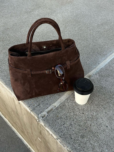 Rebecca | Sac à Bandoulière en Cuir Suédé Luxe