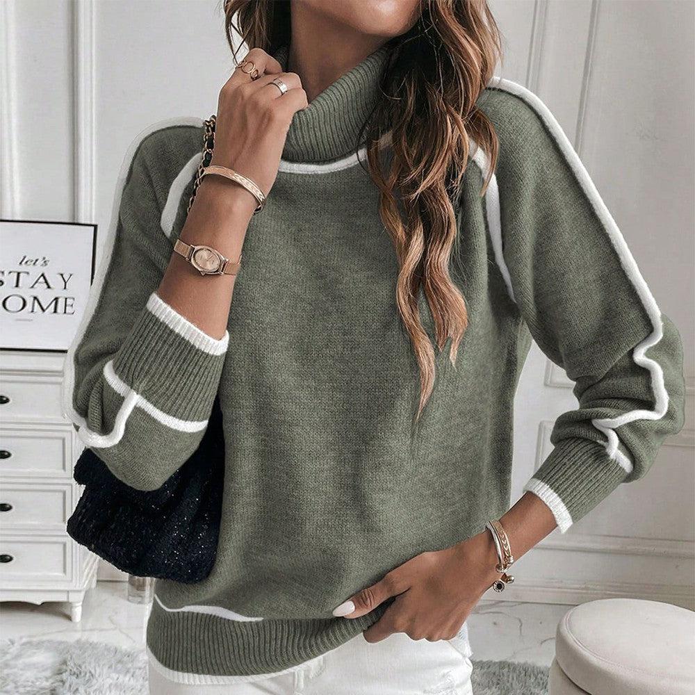 Avalon - Pull en Coton Vert Olive
