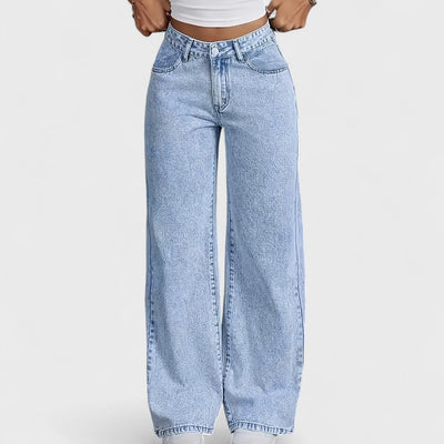 Mara - Jeans droits larges pour femme