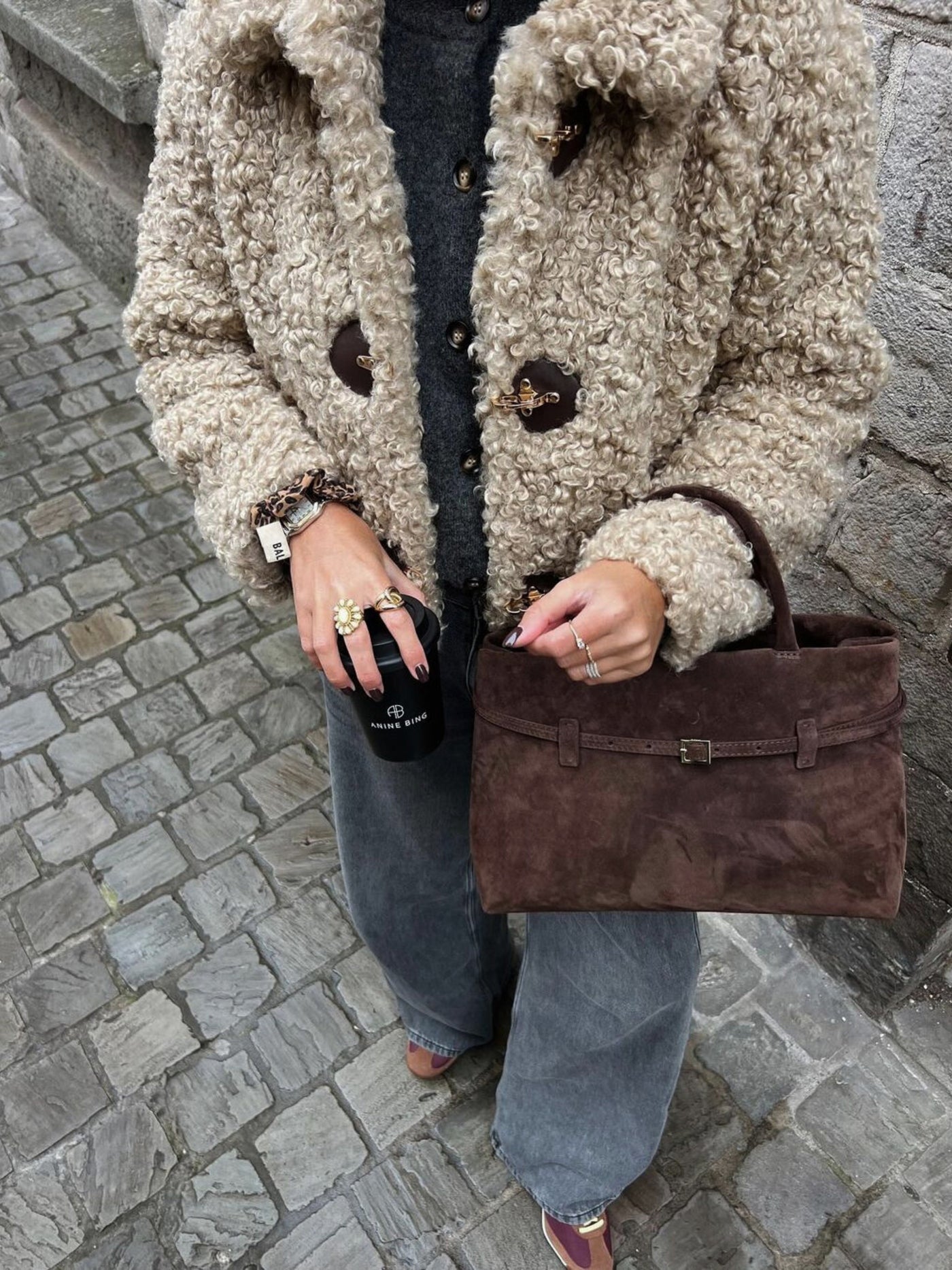 Rebecca | Sac à Bandoulière en Cuir Suédé Luxe