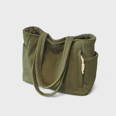 Tilda – Sac tote côtelé avec cordon