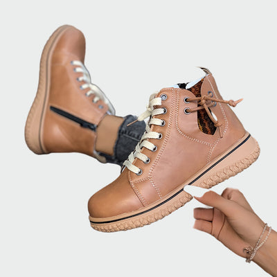 Bottes orthopédiques en cuir à la cheville