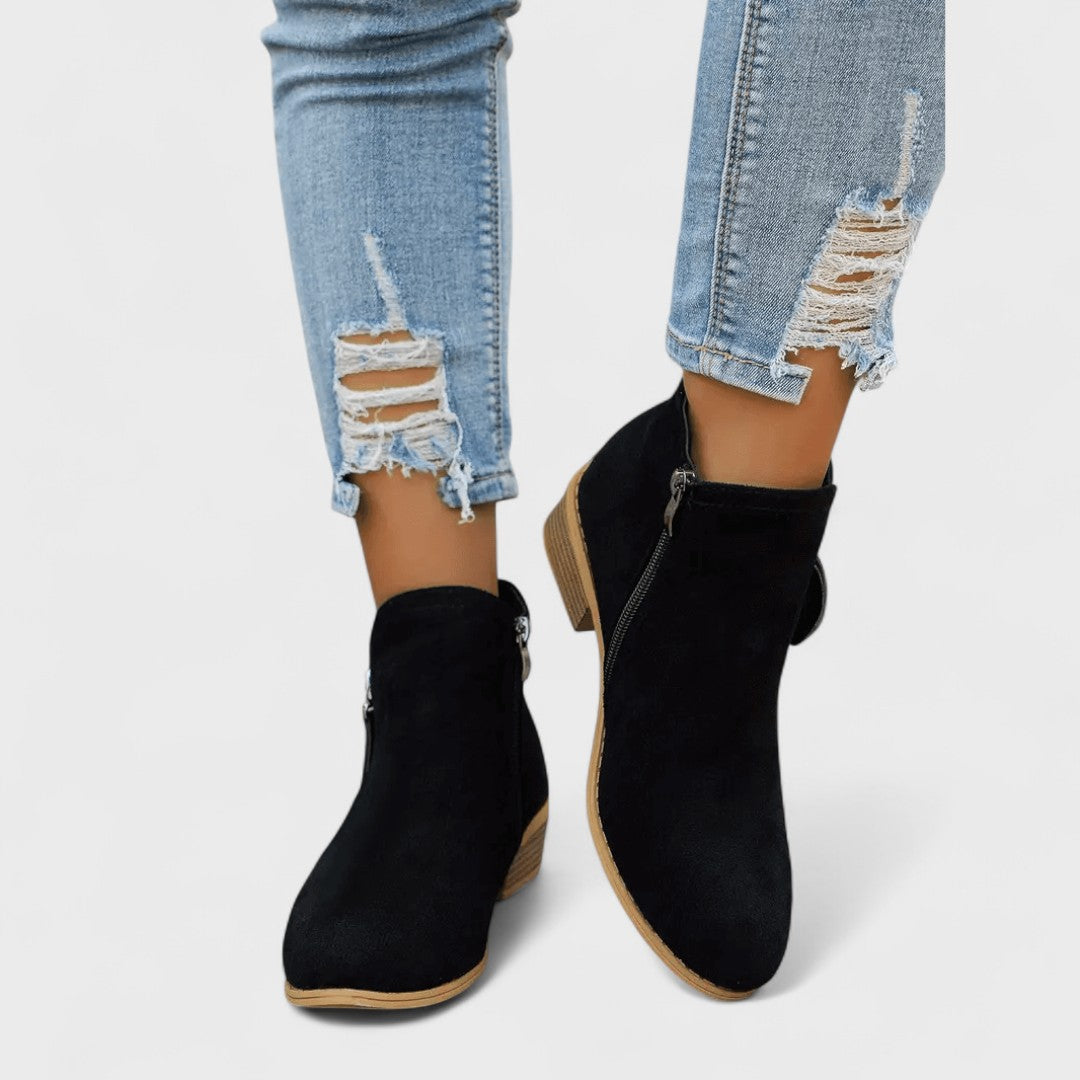 Fiora - Bottes vintage de style classique