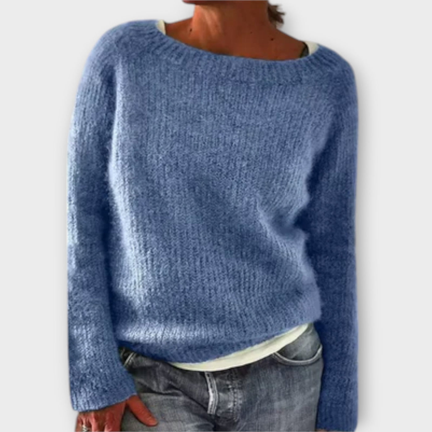 Regine – pull en maille unie