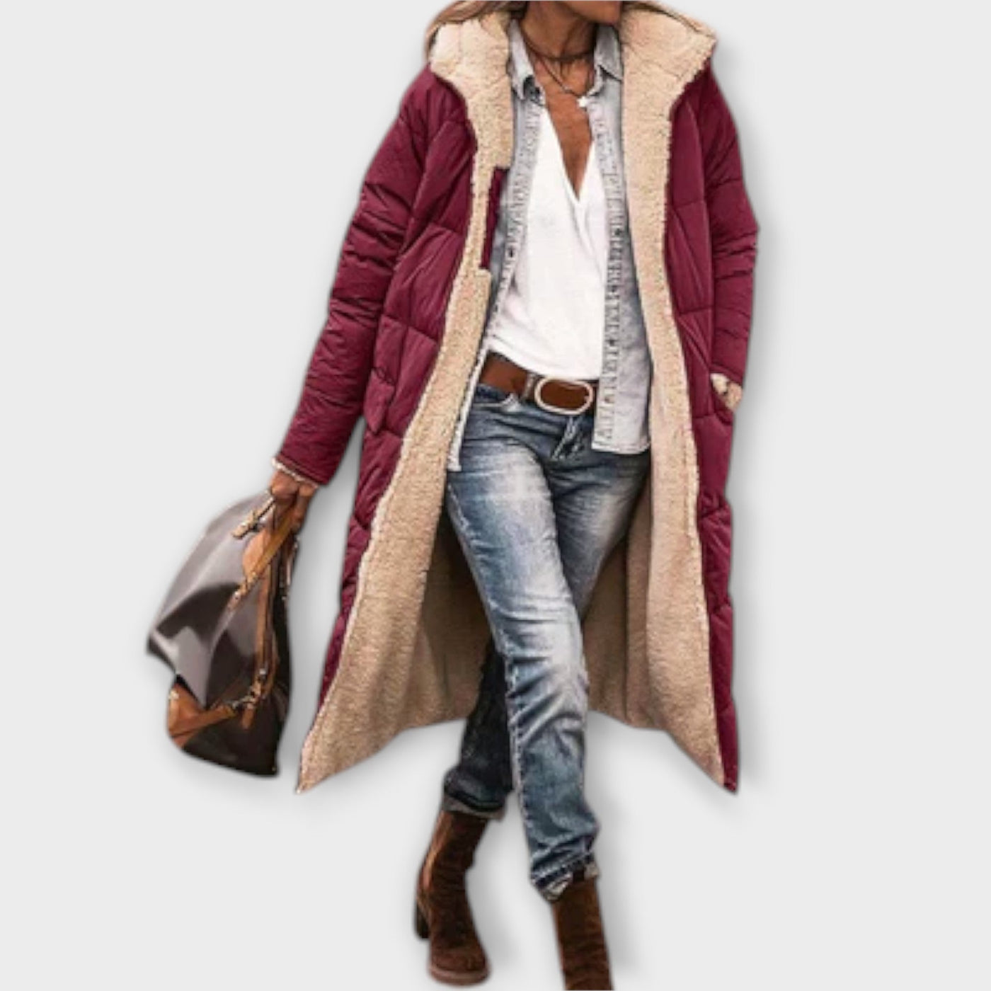 Kora - Manteau avec revêtement en Fleece