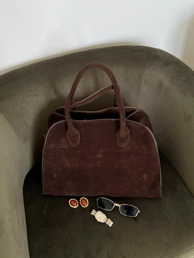 Luisa | Sac à Main Minimaliste en Cuir Suédé
