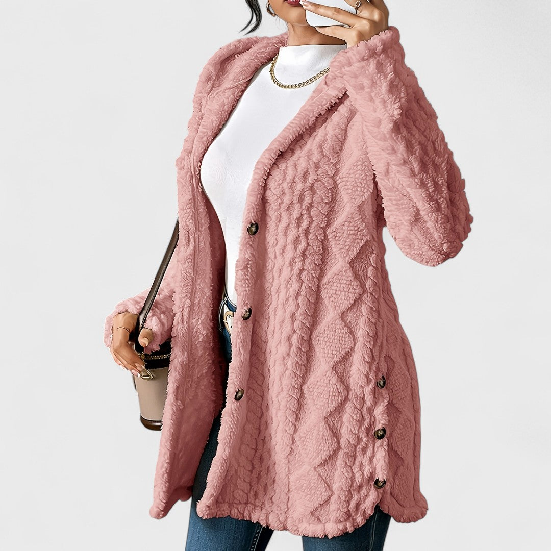 Katerina - Cardigan Manteau à Capuche Chaud