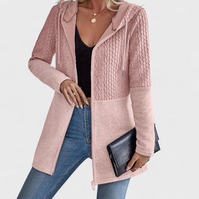 Valentino - Cardigan Gris Élégant avec Capuche pour Femmes