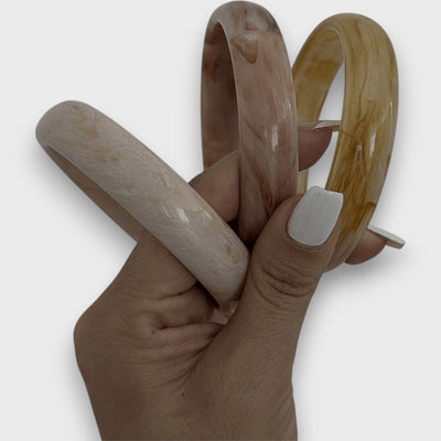 Marisa – Bracelet Vintage avec Effet Marbre