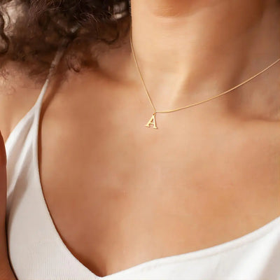 Enzhalynne | Collier avec Initiales en Or 18K