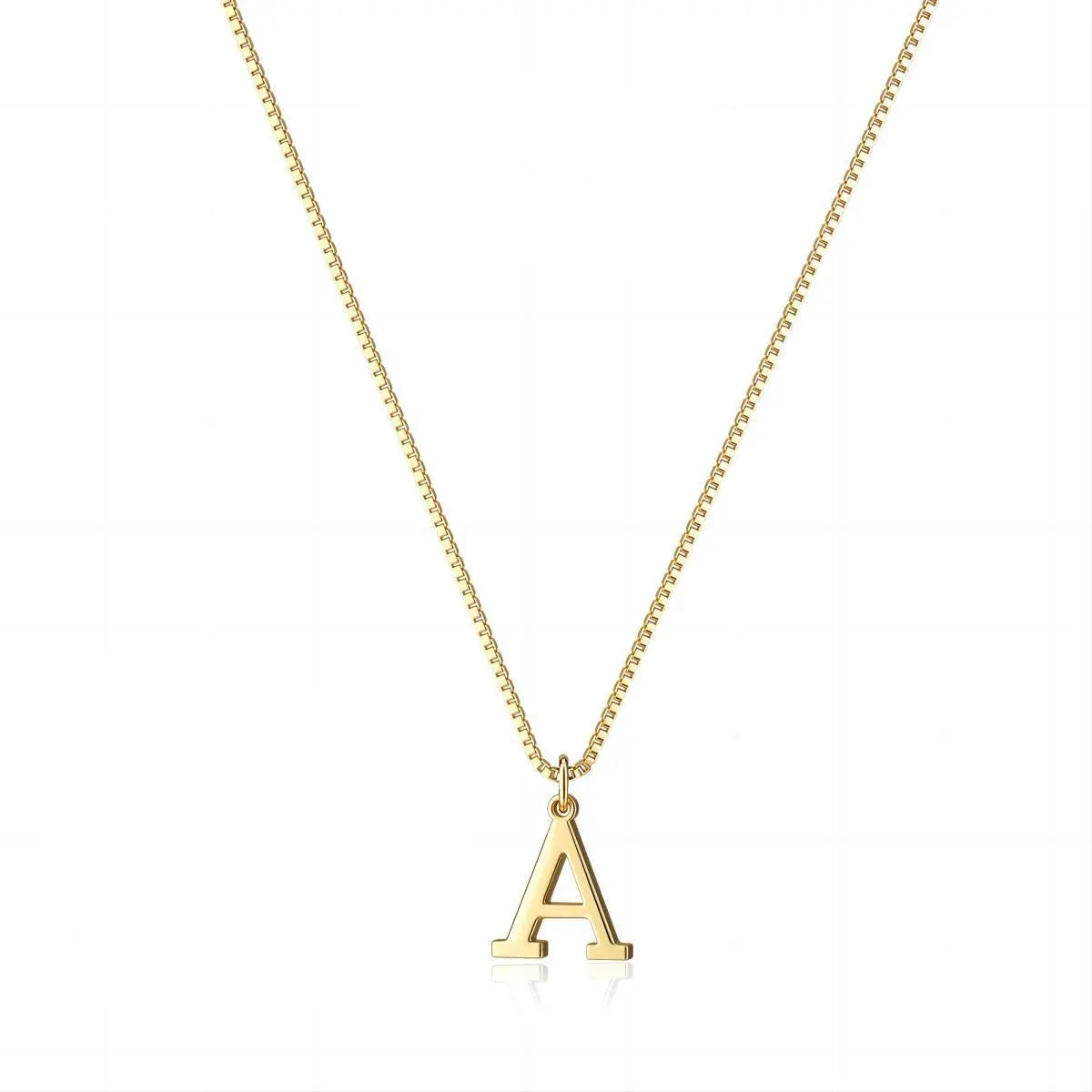 Enzhalynne | Collier avec Initiales en Or 18K