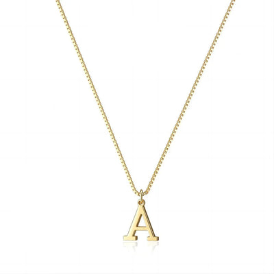 Enzhalynne | Collier avec Initiales en Or 18K