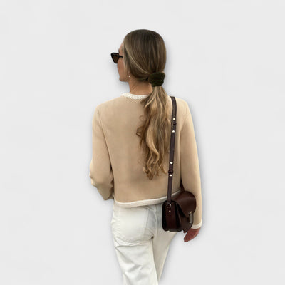 Cardigan Classique avec Poches Décoratives