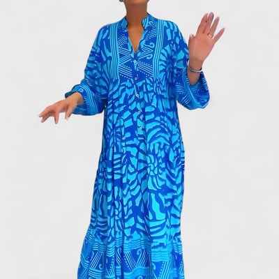 Ava – Robe avec imprimé artistique