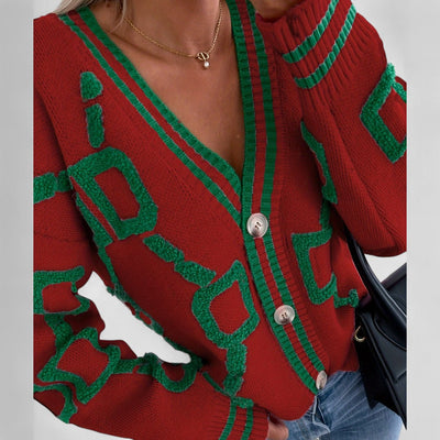 Bombay - Cardigan à blocs de couleur