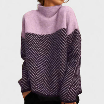 Malene - Pull à col montant en coton