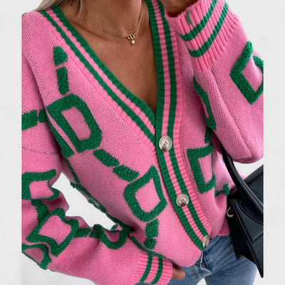 Bombay - Cardigan à blocs de couleur