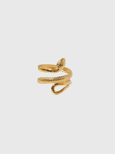 Aubrey | Bague Ajustable en Forme de Serpent