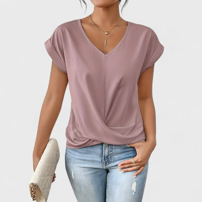 Maia – Top à V entrelacé