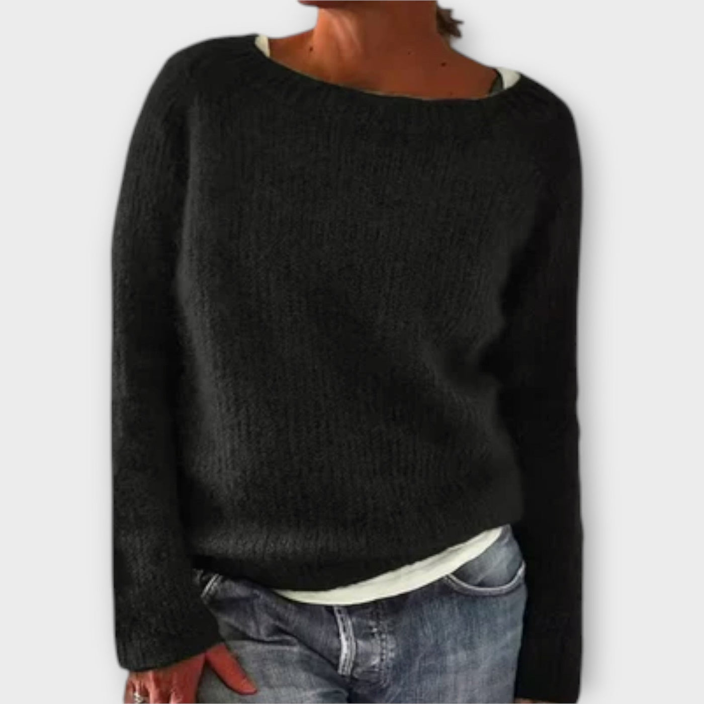 Regine – pull en maille unie