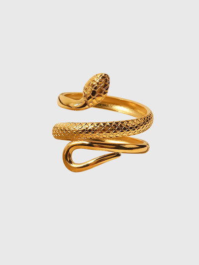 Aubrey | Bague Ajustable en Forme de Serpent